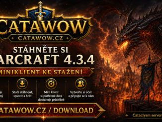 CATAWOW.CZ - Cataclysm 4.3.4 CZ/SK server